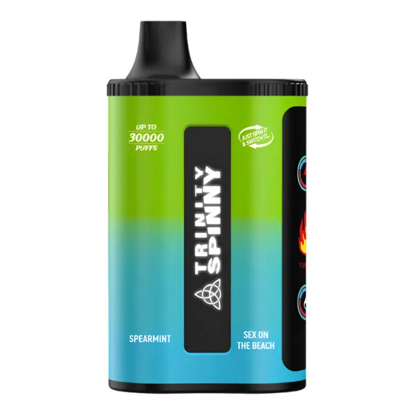 TRINITY SPINNY 30000 PUFFS DISP 5CT- SPEARMINT & SEX ON BEACH